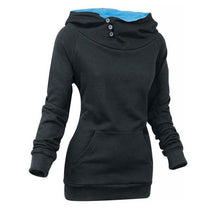 Women High Collar Hoodies