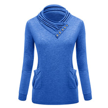 Women Turtleneck Collar Sweatshirt