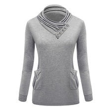 Women Turtleneck Collar Sweatshirt