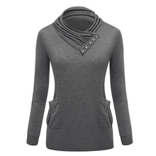 Women Turtleneck Collar Sweatshirt