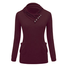 Women Turtleneck Collar Sweatshirt