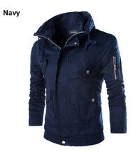 Men Stand Collar Coat