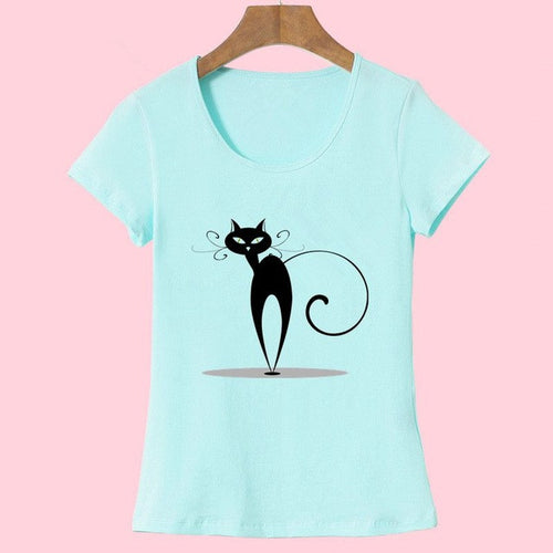 Women Cat T-shirt